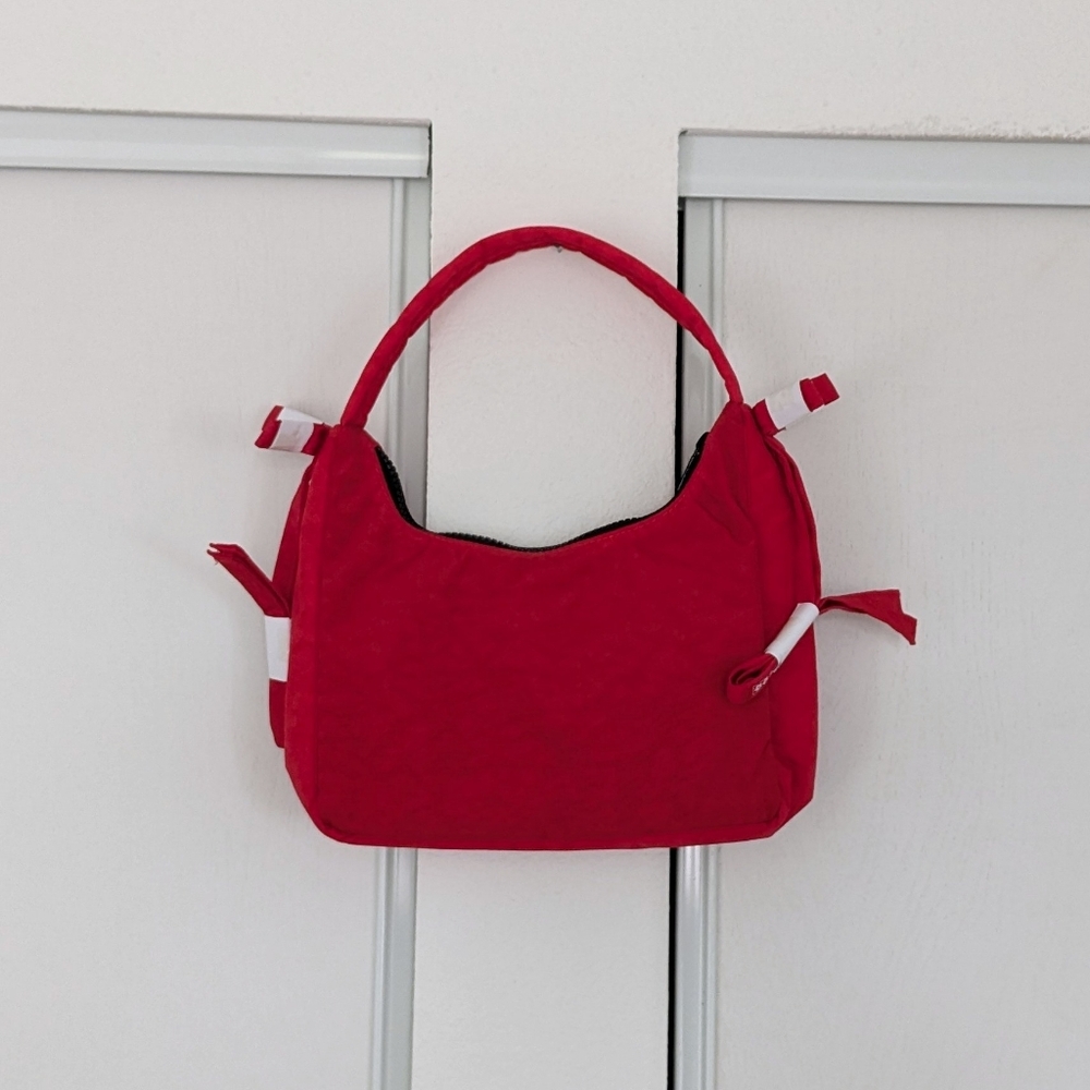 BAGGU x Sandy Liang Mini Bow Bag Bag Candy Apple Red